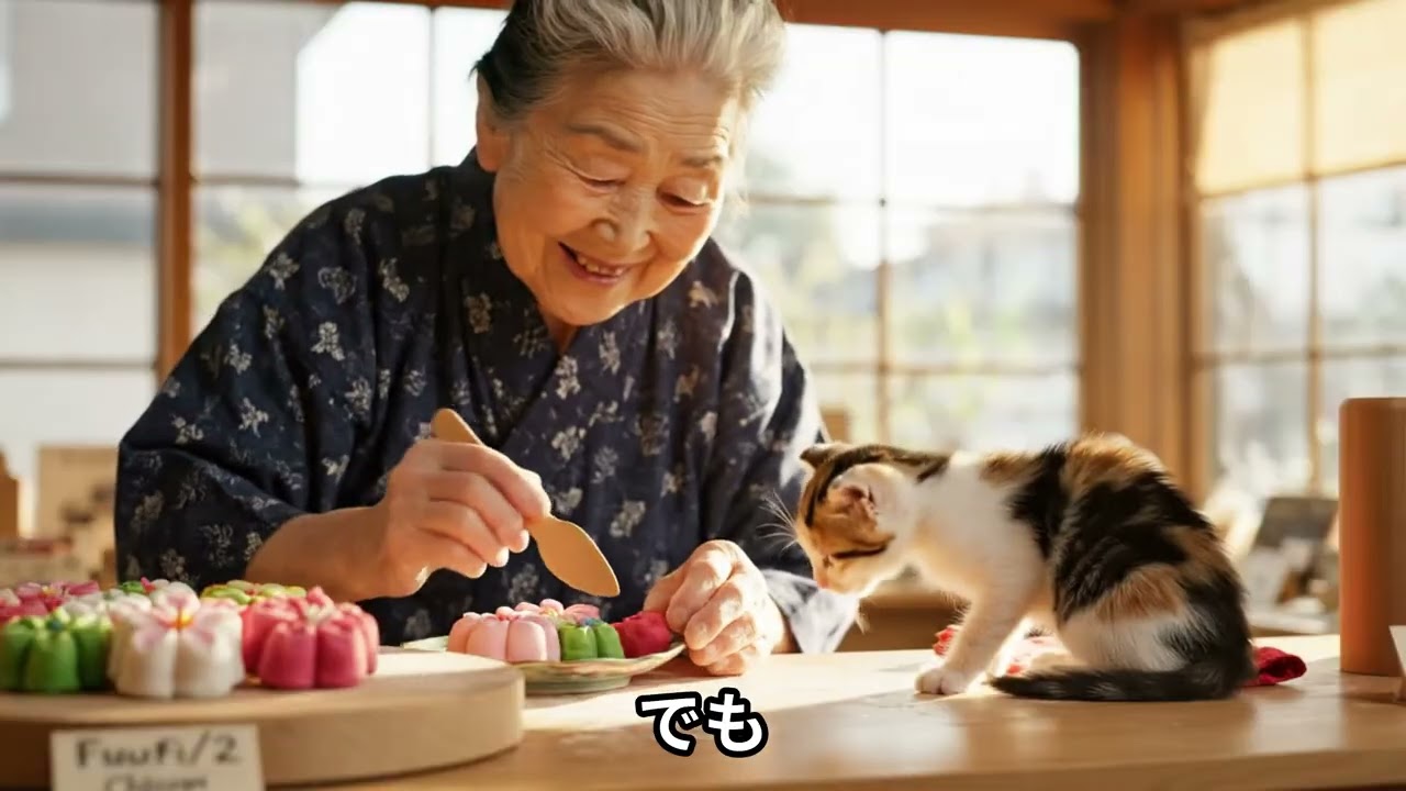 「おばあちゃん、元気を出して」廃業を決めた和菓子店に迷い込んだ子猫が起こした奇跡｜朗読｜オーディオブック｜感動の実話｜泣ける話｜涙腺崩壊