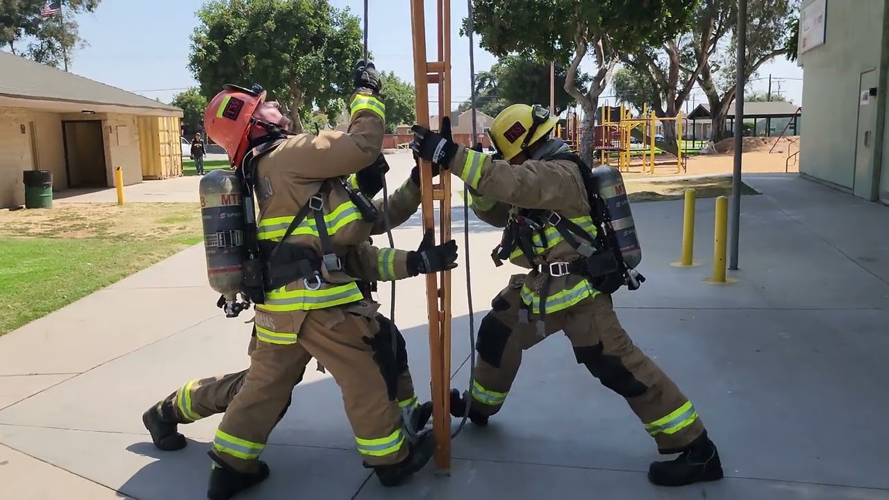 Ladder Evolution: 35 foot Extension Ladder (Raising)
