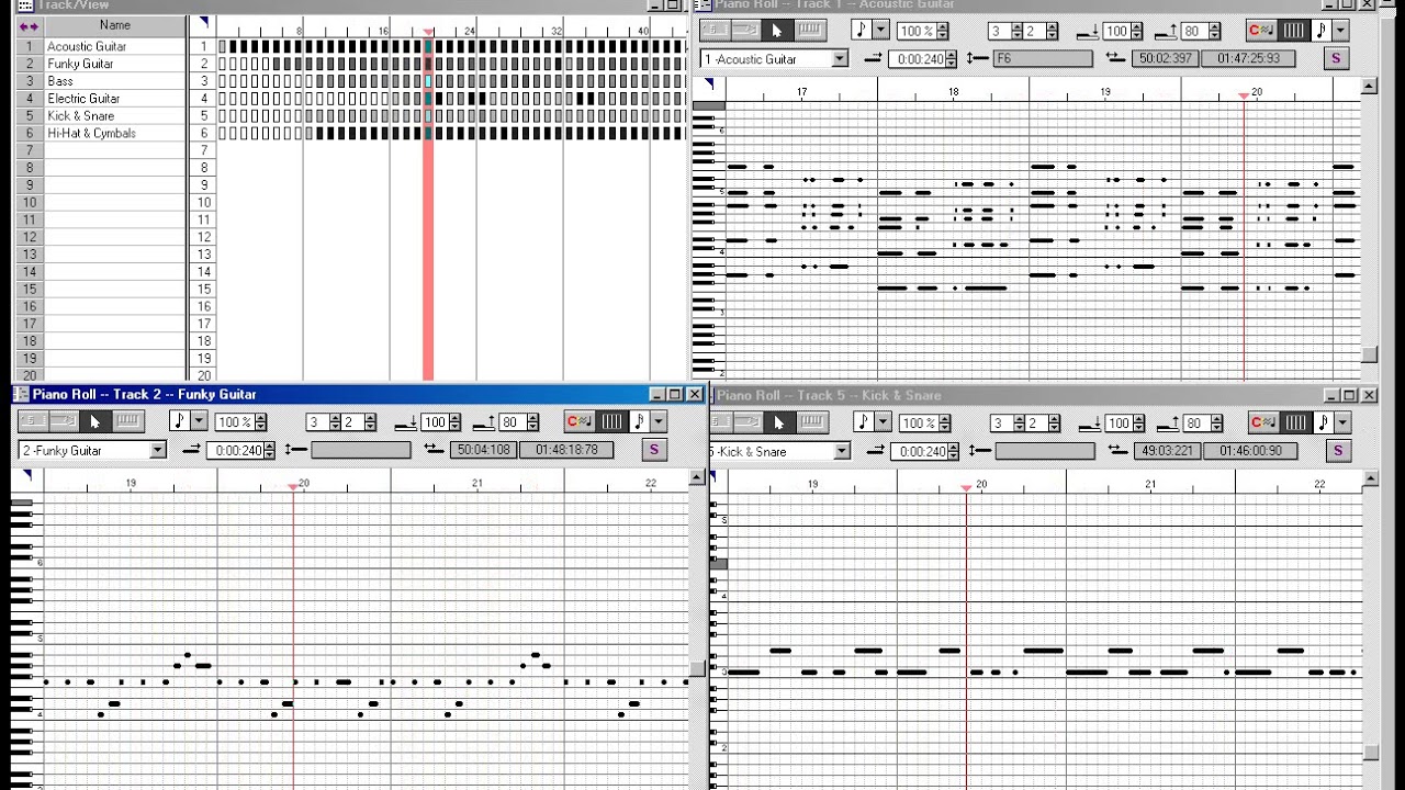 Digital Orchestrator Pro Grunge midi on Windows 98 Second Edition