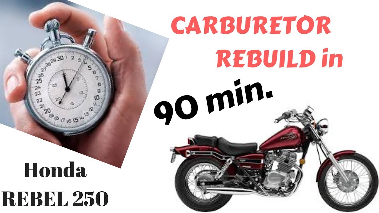Ремонт карбюратора Honda Rebel 250, 90 мин. от начала до конца