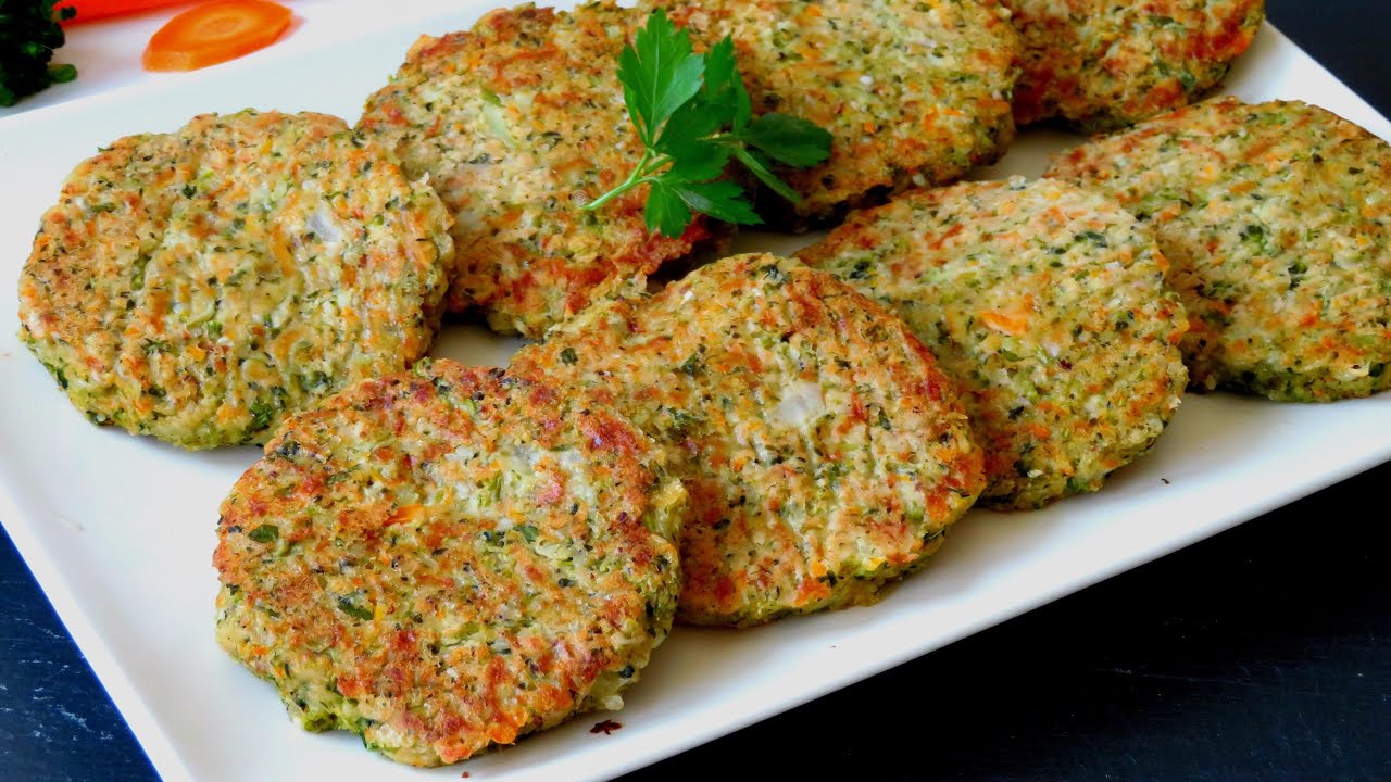 Hamburguesas de brócoli . ¡Divertidas y saludables!
