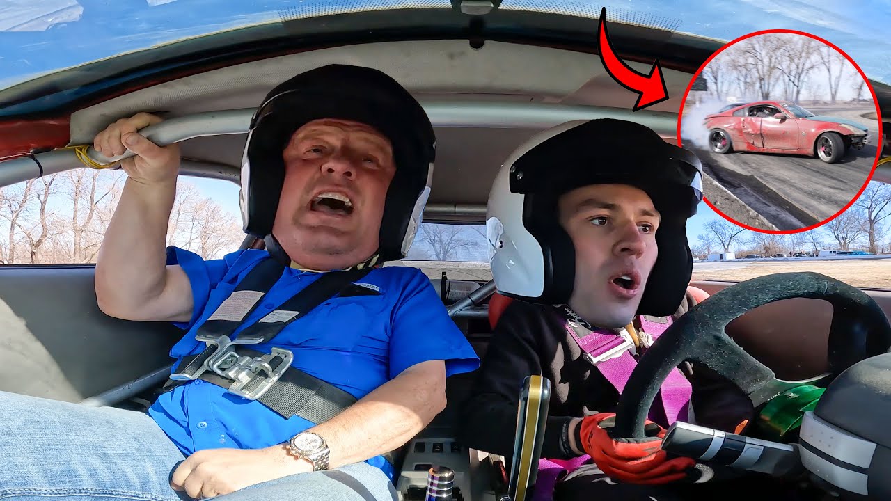 Taking Dad for a Ride! (Almost Hit Wall)