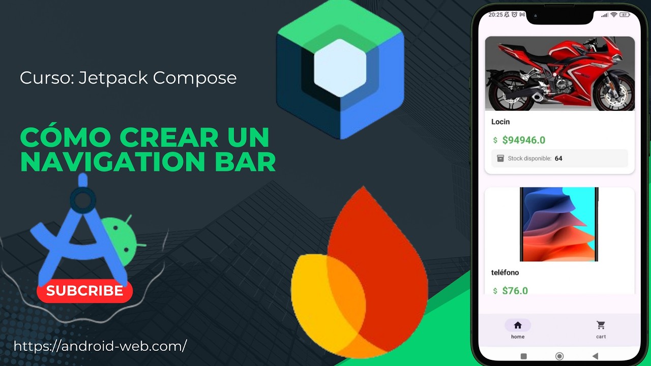 08_Cómo crear un NavigationBar: Jetpack Compose