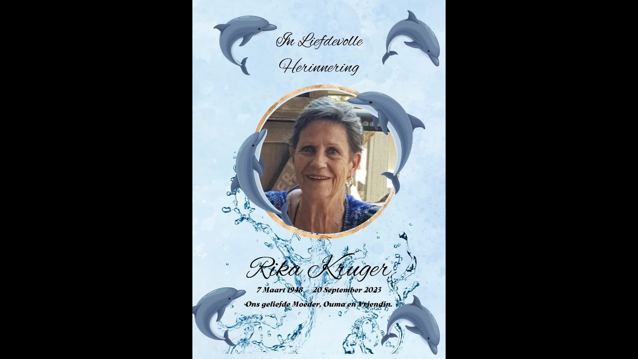 Ter aarde bestelling Rika Kruger - Donderdag 28 September 2023