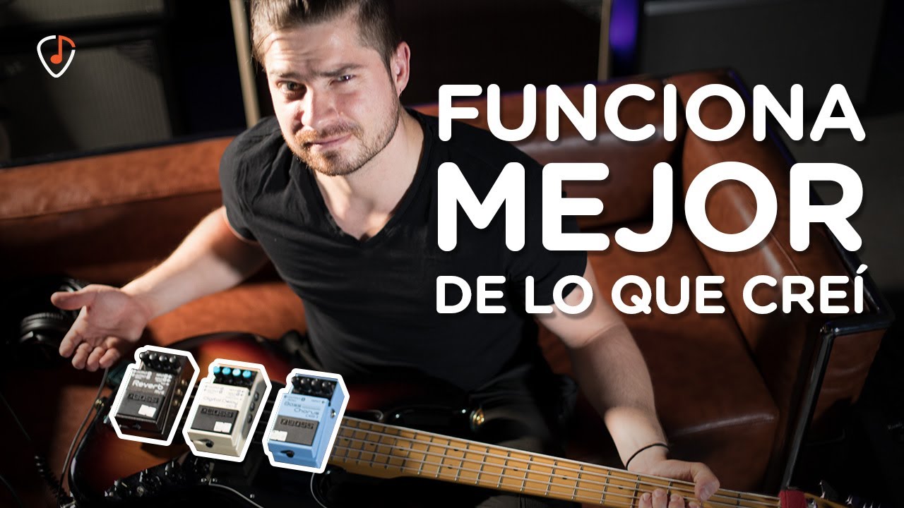 ¿Pedales de guitarra en bajo?