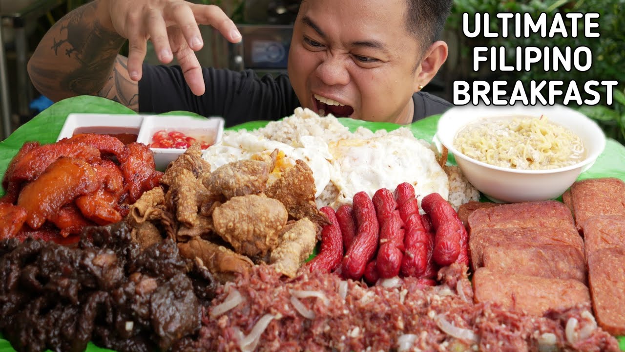 ULTIMATE FILIPINO BREAKFAST | OUTDOOR COOKING | MUKBANG PHILIPPINES
