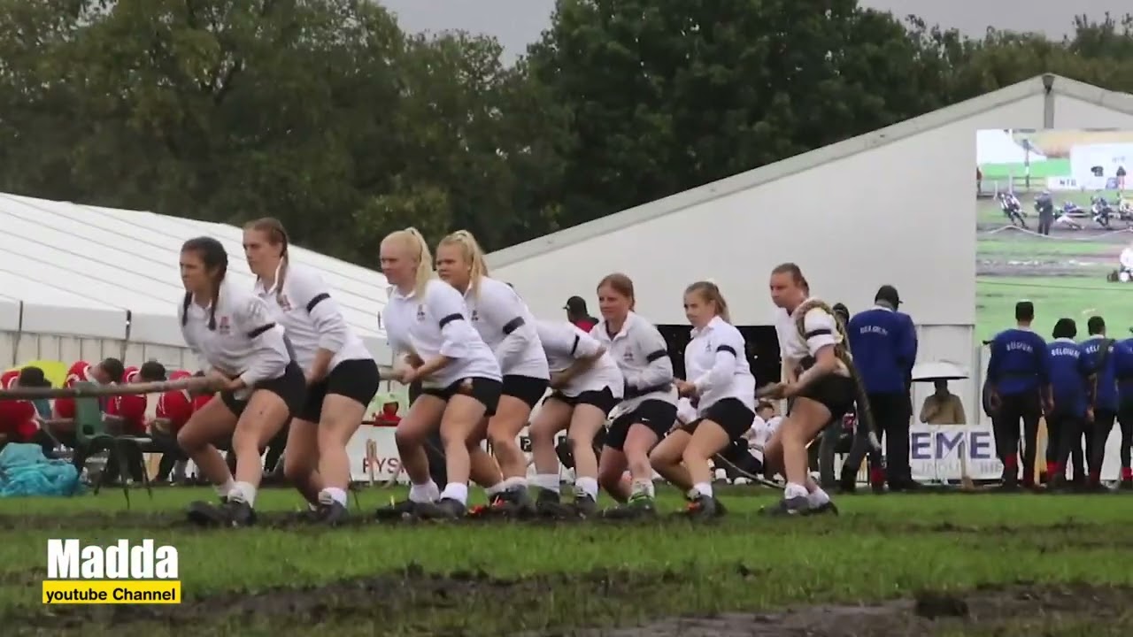 2022 world championships under 23 ladies final England v Chinese Taipei Tug of war
