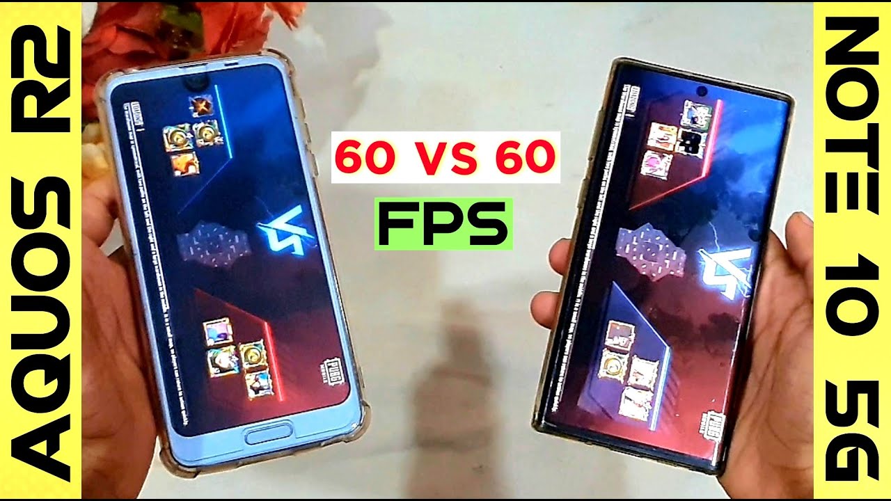 PUBG Test | Samsung Note 10 Vs Sharp Aquos R2 | 60 Fps Graphics | Pubg Graphics Test | In 2023 !!