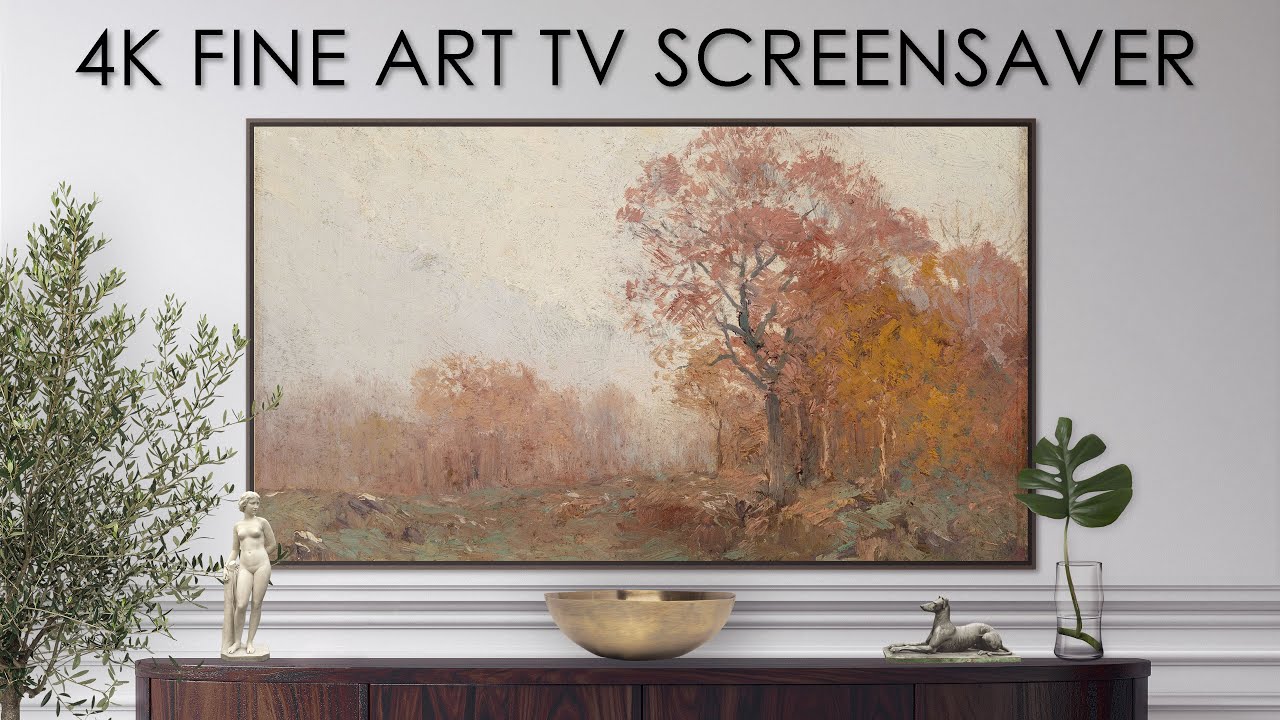TV Art Screensaver | Autumn Fall Foliage | Vintage Art TV Background | 4K Fine Art for your TV