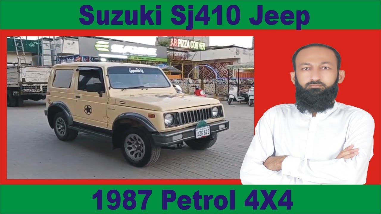 Original 1000cc Power! 🔥 Suzuki SJ410 Jeep 1987 For Sale | Active 4x4 | Smart Card | Sargodha