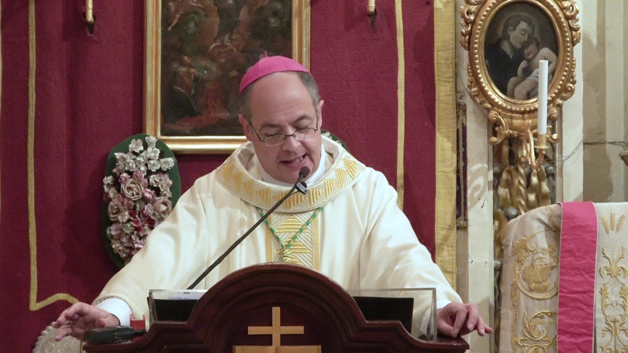 Mass by Bishop Joseph Galea-Curmi at Our Lady Victory Church, Qormi