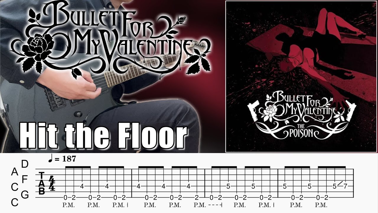 Hit the Floor / Bullet For My Valentine (screen TAB | Guitar cover)