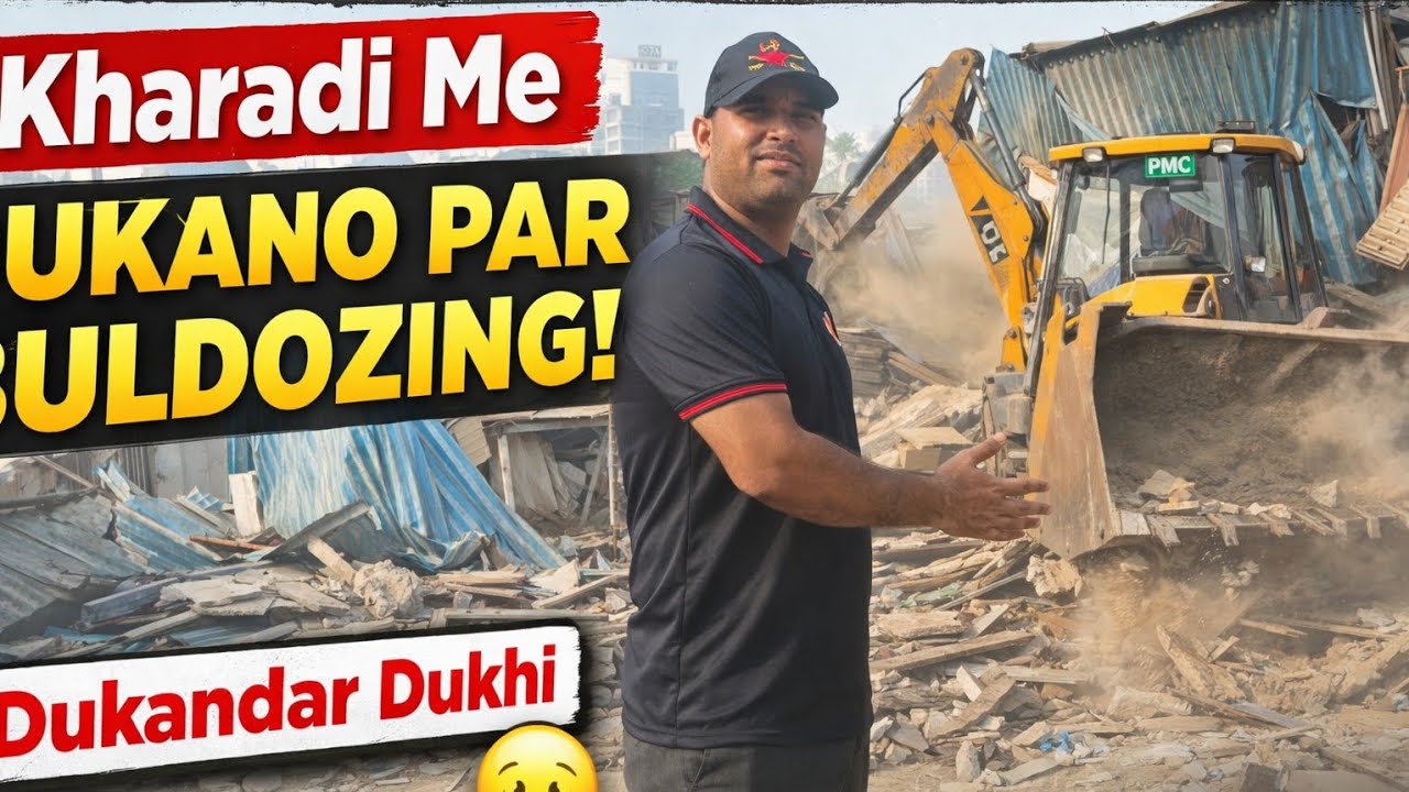 Roadside Dukandaro Ka Dard | Kharadi Bulldozering Reality