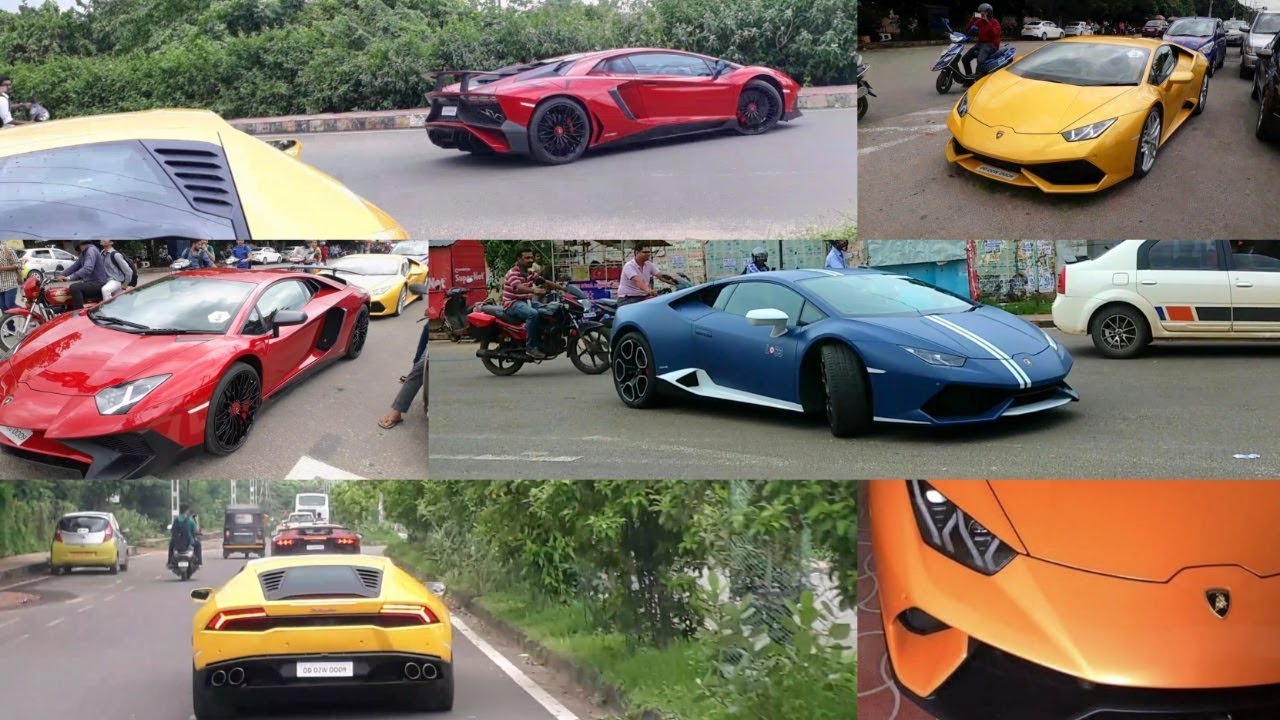 All Lamborghini in Bhubaneswar India😮 | Most Exclusive supercar compilation video