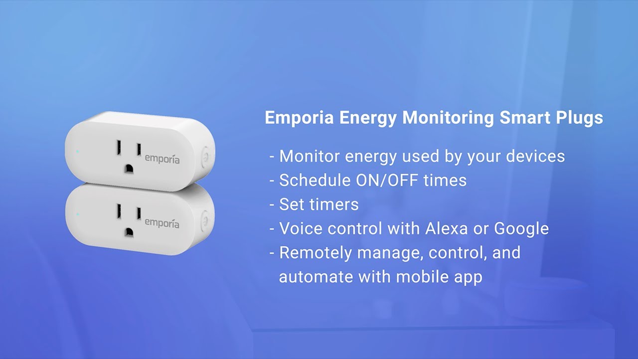 Emporia Energy Monitoring Smart Plugs
