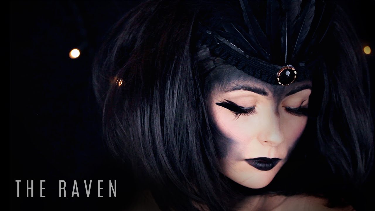 DUNKLE RABENKÖNIGIN I Halloween Makeup Tutorial