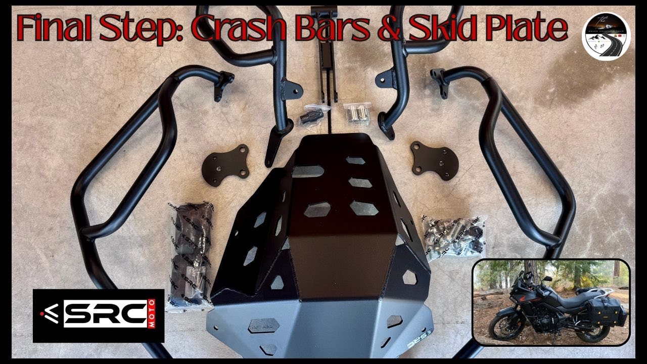 Best Crash Bars & Skid Plate - Honda Transalp (Install) SRC Moto