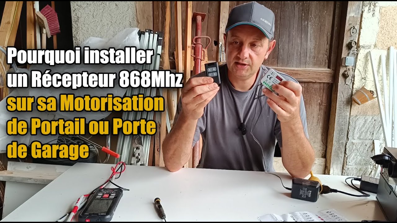 Pourquoi installer un récepteur 868Mhz sur sa motorisation de portail ou porte de garage