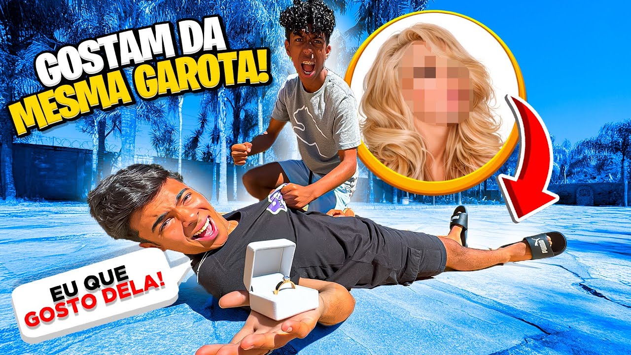 ESTEVÃO E GABRIEL GOSTAM DA MESMA GAROTA E DEU BRIGA! *quebrou o nariz 😰