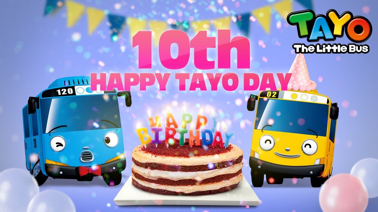 Happy Birthday Tayo! l Happy Tayo Day l Happy Birthday Song with Tayo the Little Bus