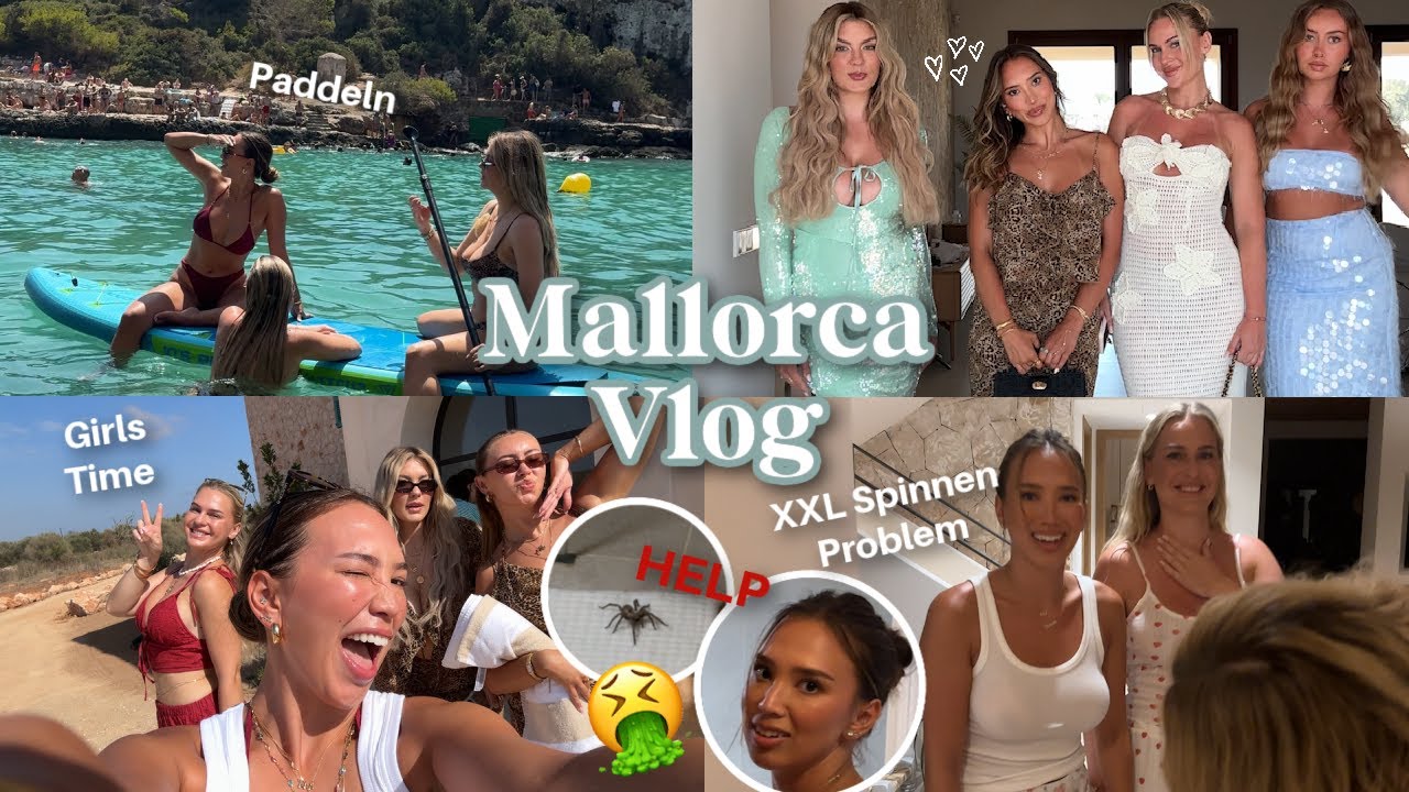 HILFE! XXL Spinnen Problem auf MALLORCA! Girls Vacation Vlog | Adorable Caro