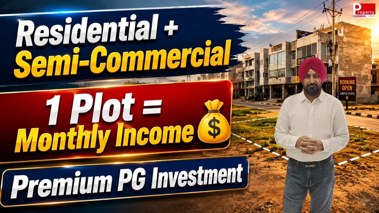 250 SqYd Residential + Basement + Semi-Commercial Plot | Premium PG Investment