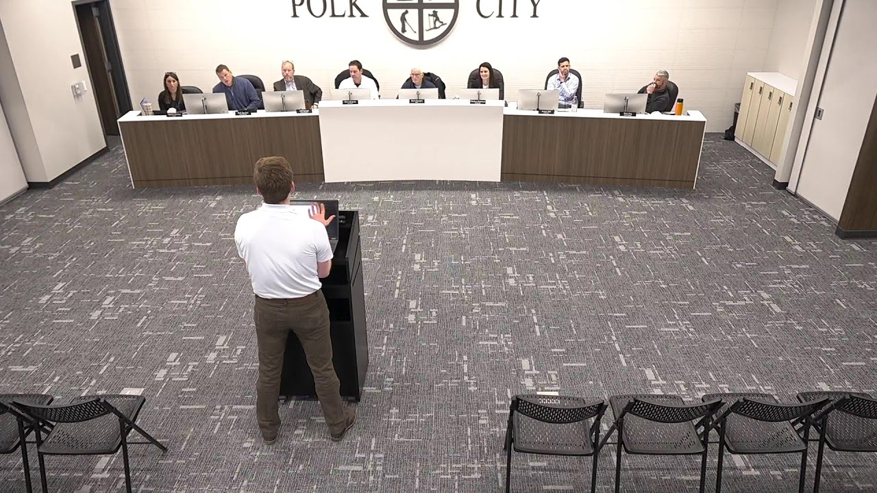 City Council Work Session Meeting: Polk City IA January 26, 2026