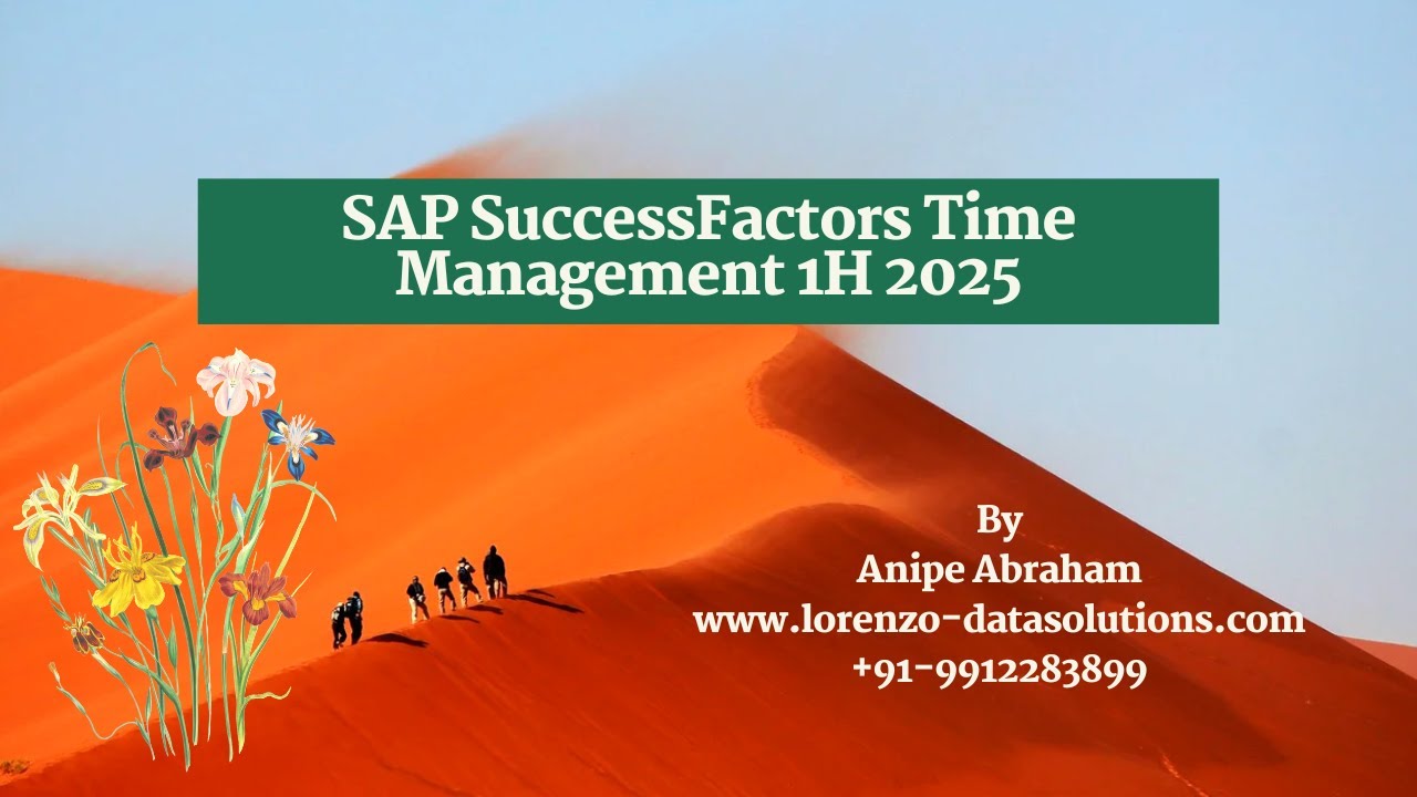 SAP SuccessFactors Time Management 1H 2025