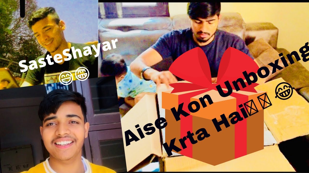 Aise Kon Unboxing Krta Hai🤦&zwj;♂️😅 // Gurgaon Ke Saste Shayar😂😂