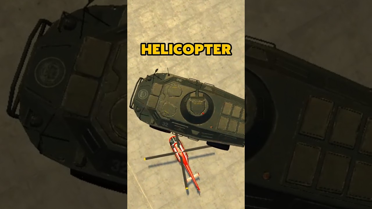 Can a Tank CRUSH a Helicopter in GTA Games?