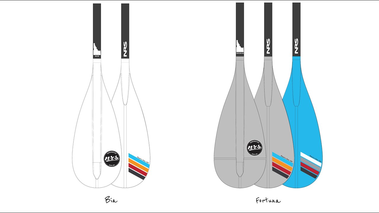 NRS Bia and Fortuna SUP Paddles