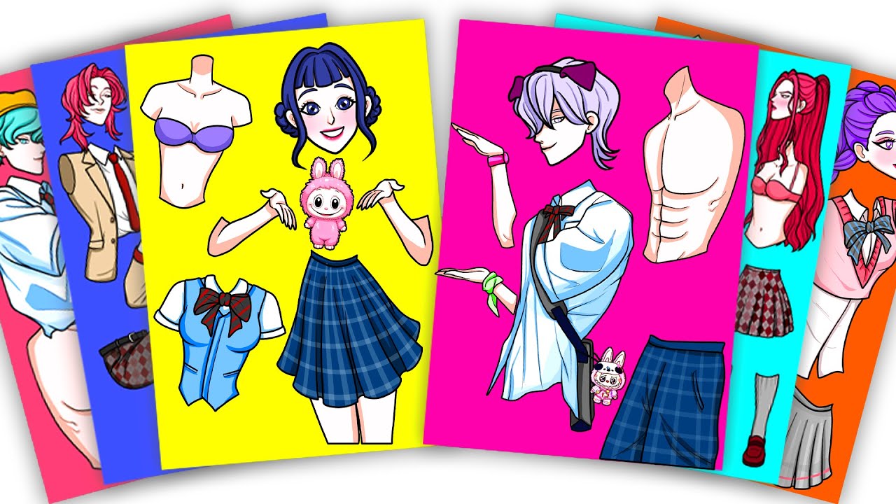 STUDENT LIFE of HUNTRIX ZOEY and SAJA BOYS - KPOP DEMON HUNTERS | sticker book diy