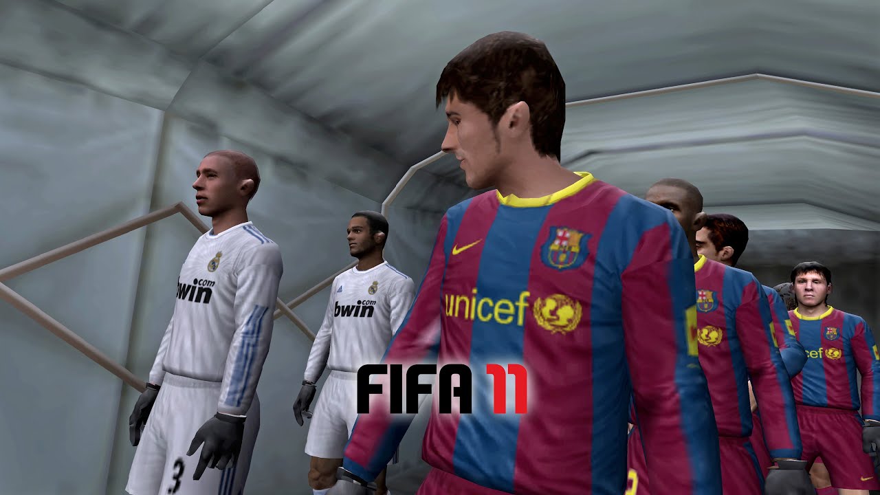 El Clásico no FIFA 11 de PS2 | CPU vs CPU