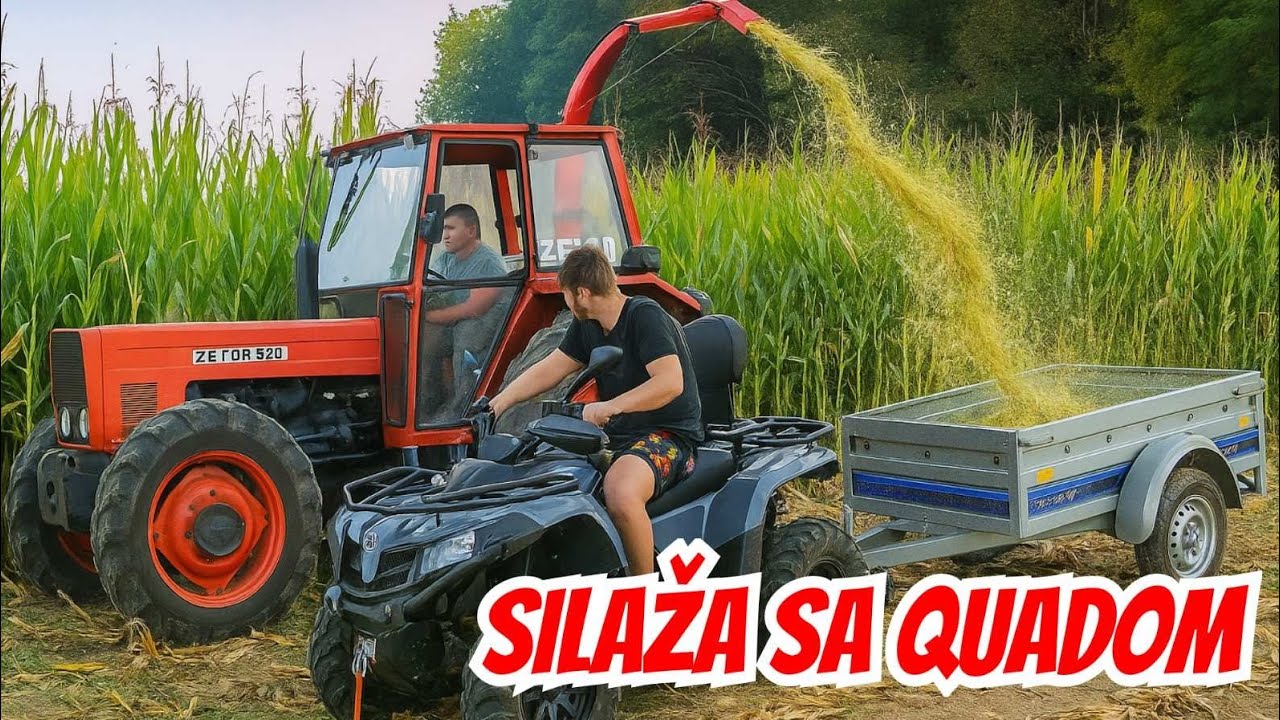 VOZIMO SILAŽU KVADOM - OSIJEČKI RUDOLF NAS ODUŠEVIO !! 🌽 [1. DAN]