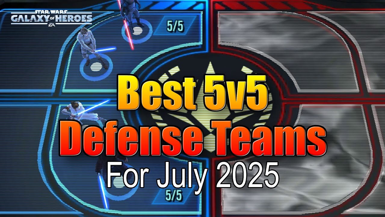 Best 5v5 Defense Teams for GAC - July 2025 Edition!