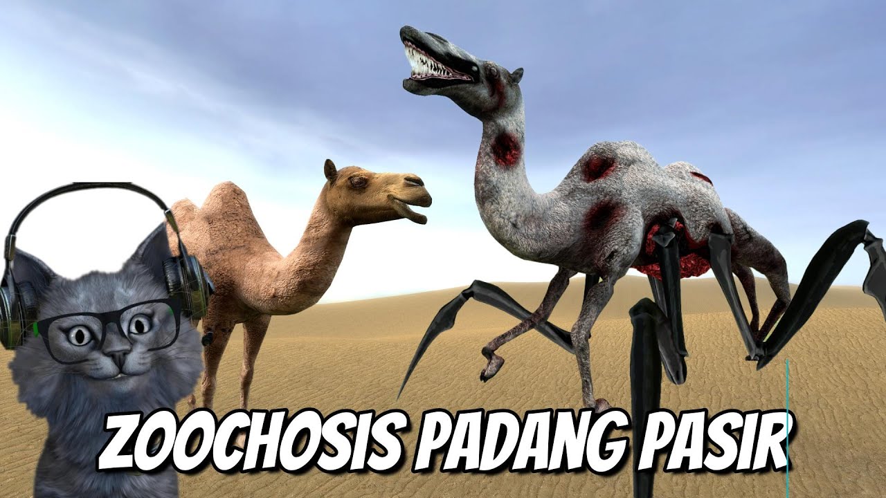Zoochosis Padang Pasir, Monster Onta - Garry's Mod Indonesia