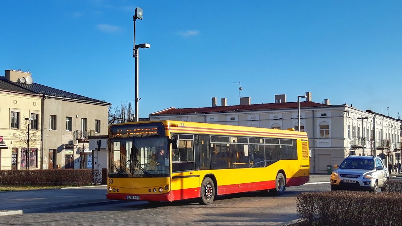 Neoplan K4016td #33 🎵ZF🎵 @MZK Tomaszów Mazowiecki [🚌37 ➡️Ciebłowice Małe]