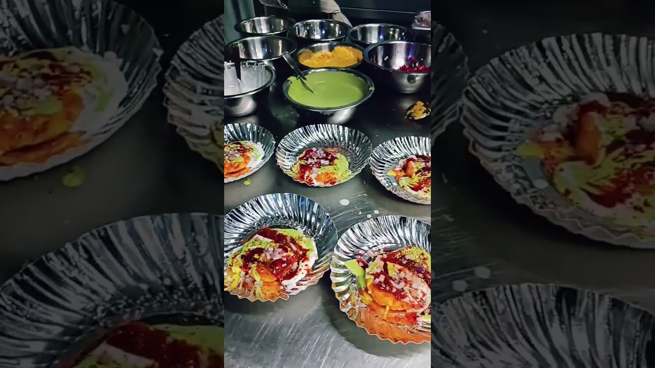 dahi papadi chat making video #dahichat .