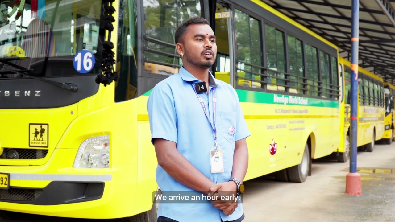 Transport services and Safety at NewAge World School.