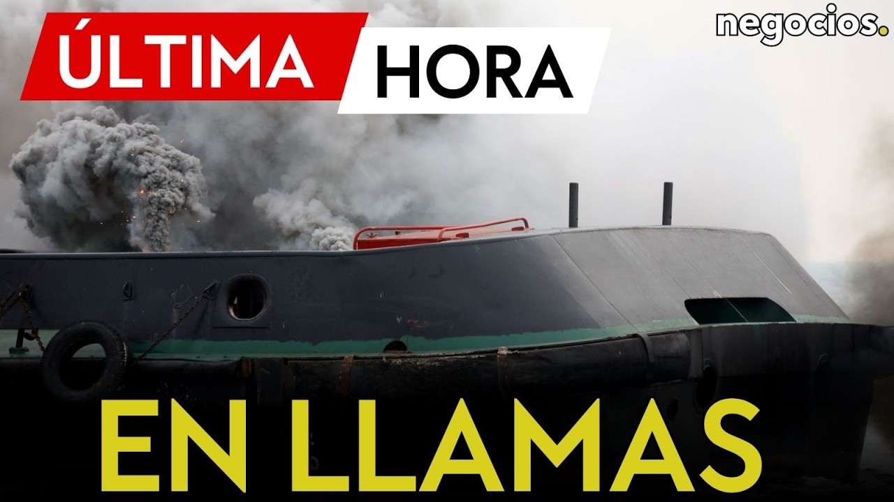 ÚLTIMA HORA: Arde un petrolero en el estrecho de Ormuz alcanzado por dos drones en un ataque de Irán