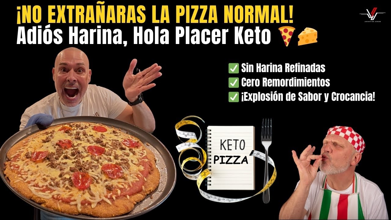 La Receta De Pizza "Keto" Mas Crujiete De Todas - Low Carb