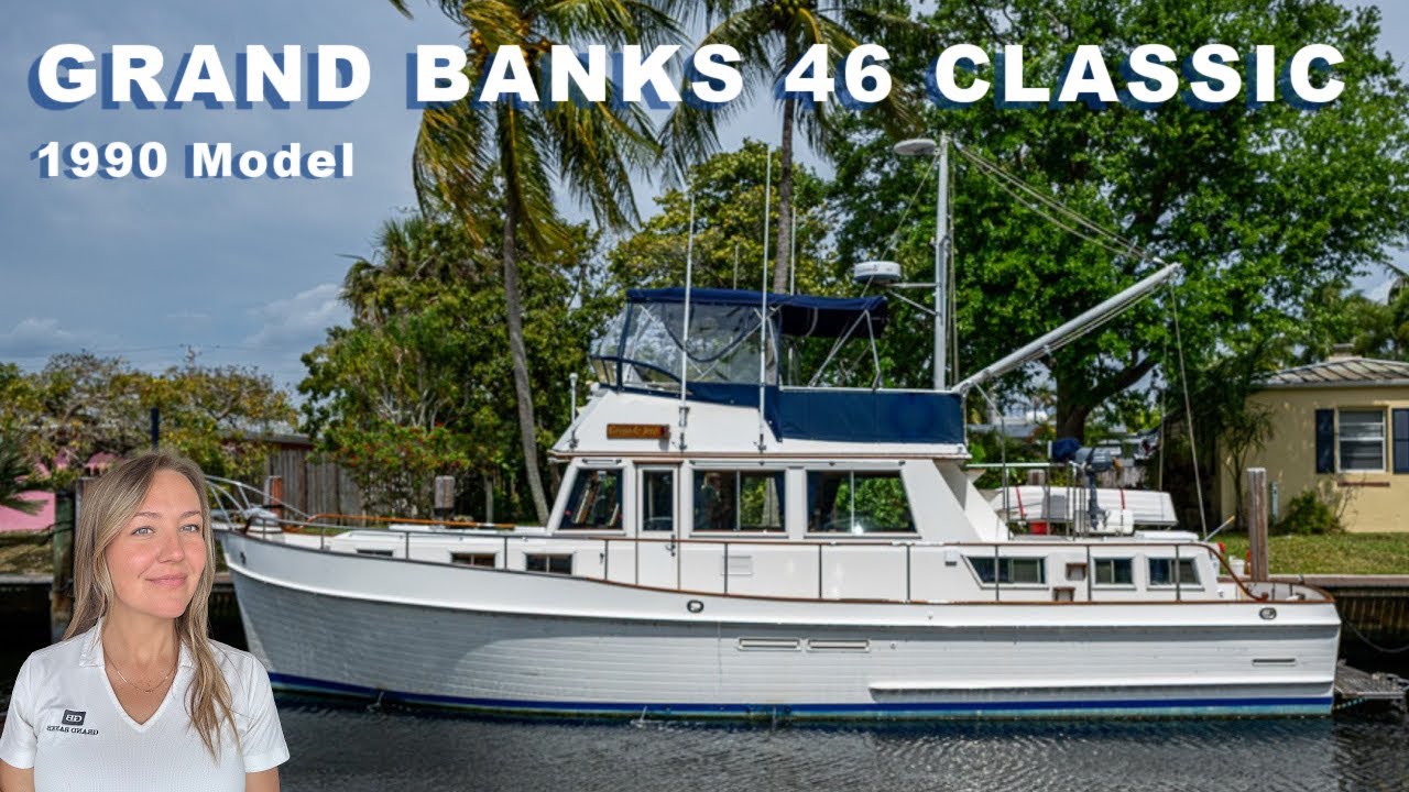 Grand Banks 46 Classic (1990) ‘Grande Jete’ Yacht Tour with Sara Fithian