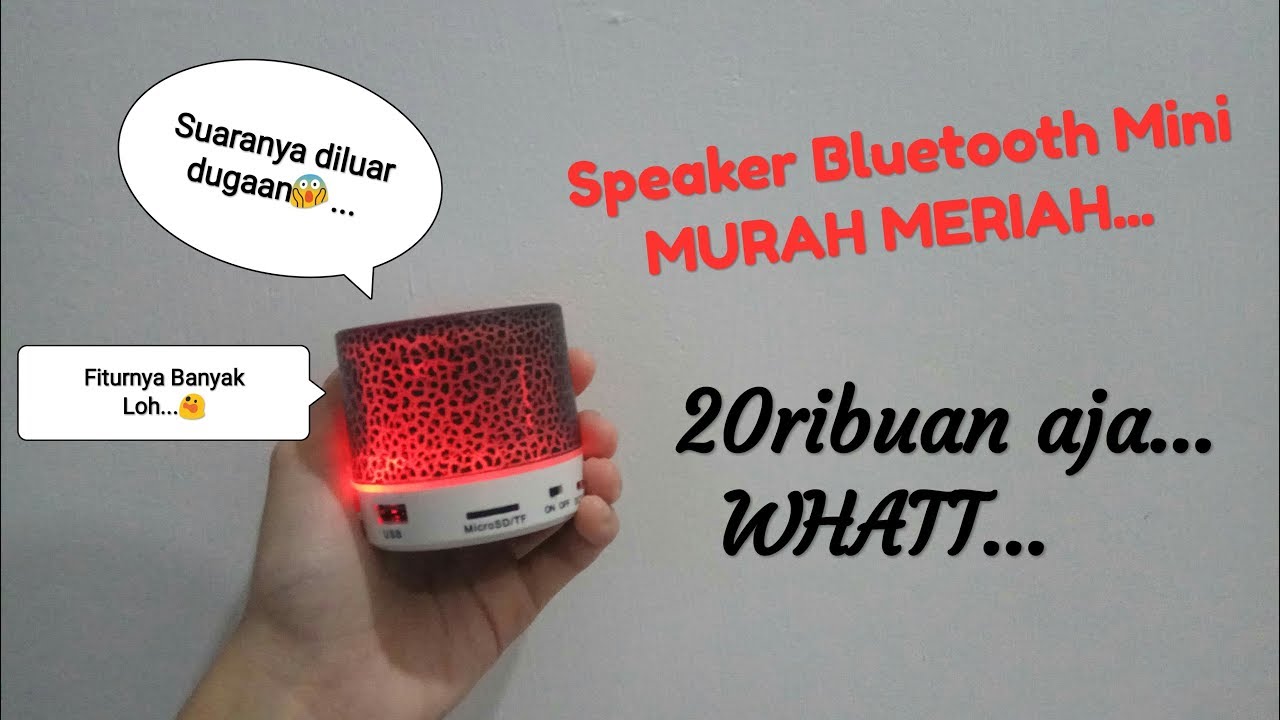 UNBOXING SPEAKER BLUETOOTH MINI INDONESIA | MURMER | KECIL KECIL CABE RAWIT