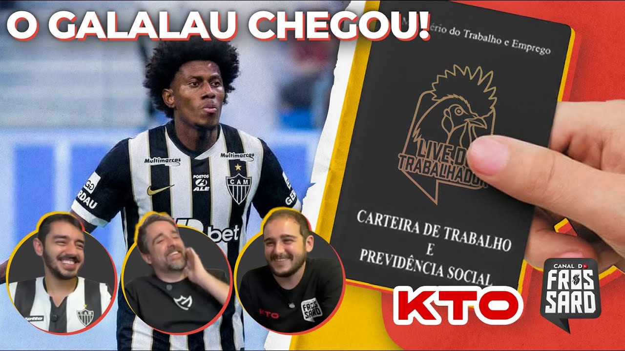 O GALALAU CHEGOU! | SEMANA DECISIVA NO MINEIRO | CADÊ O PRIMEIRO VOLANTE? | #LIVEDOTRABALHADOR