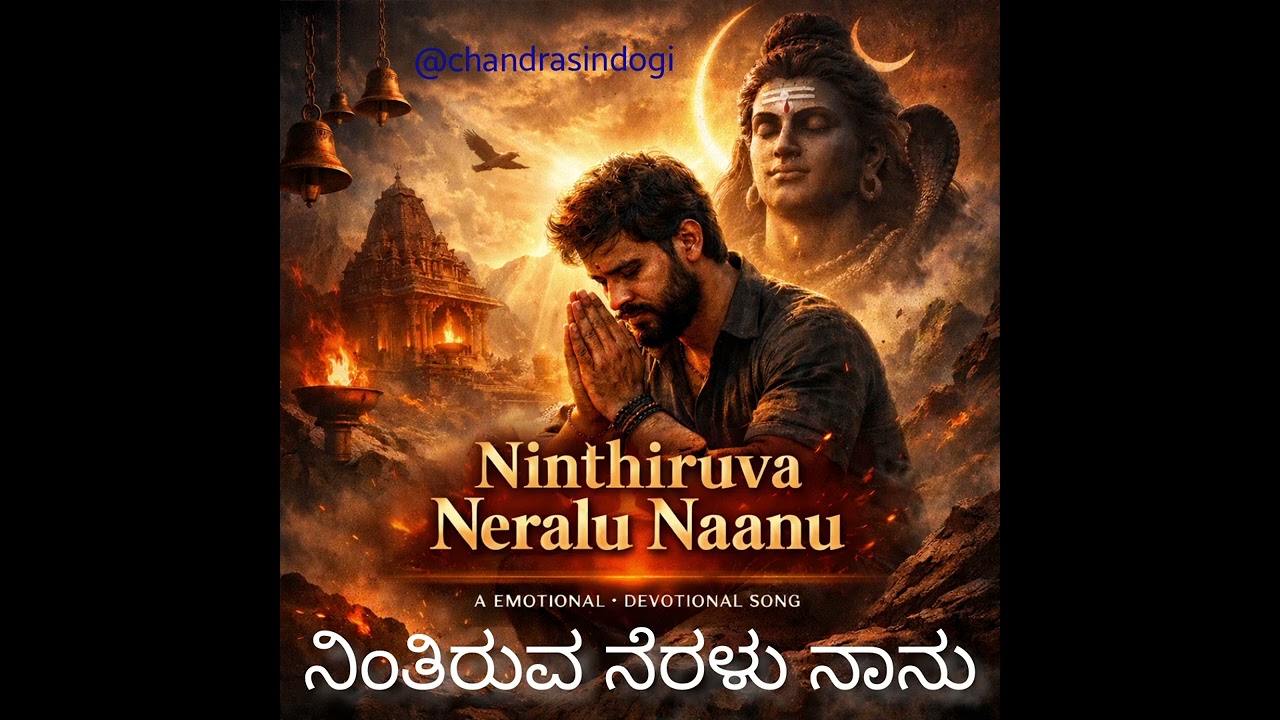 ನಿಂತಿರುವ ನೆರಳು ನಾನು|Emotional Devotional| Inspirational Cinematic Male Solo #KannadaEmotionalSong