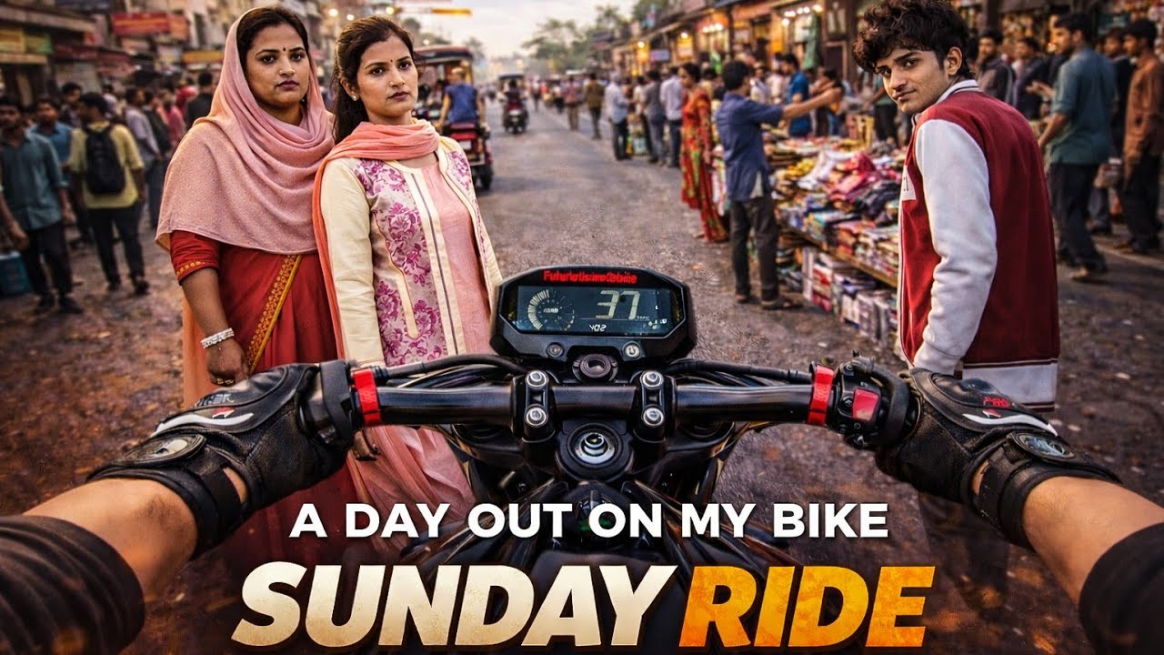 Sunday Bike Ride Vlog in Indian Market 😲 | Public Reaction Ride | Street POV Ride