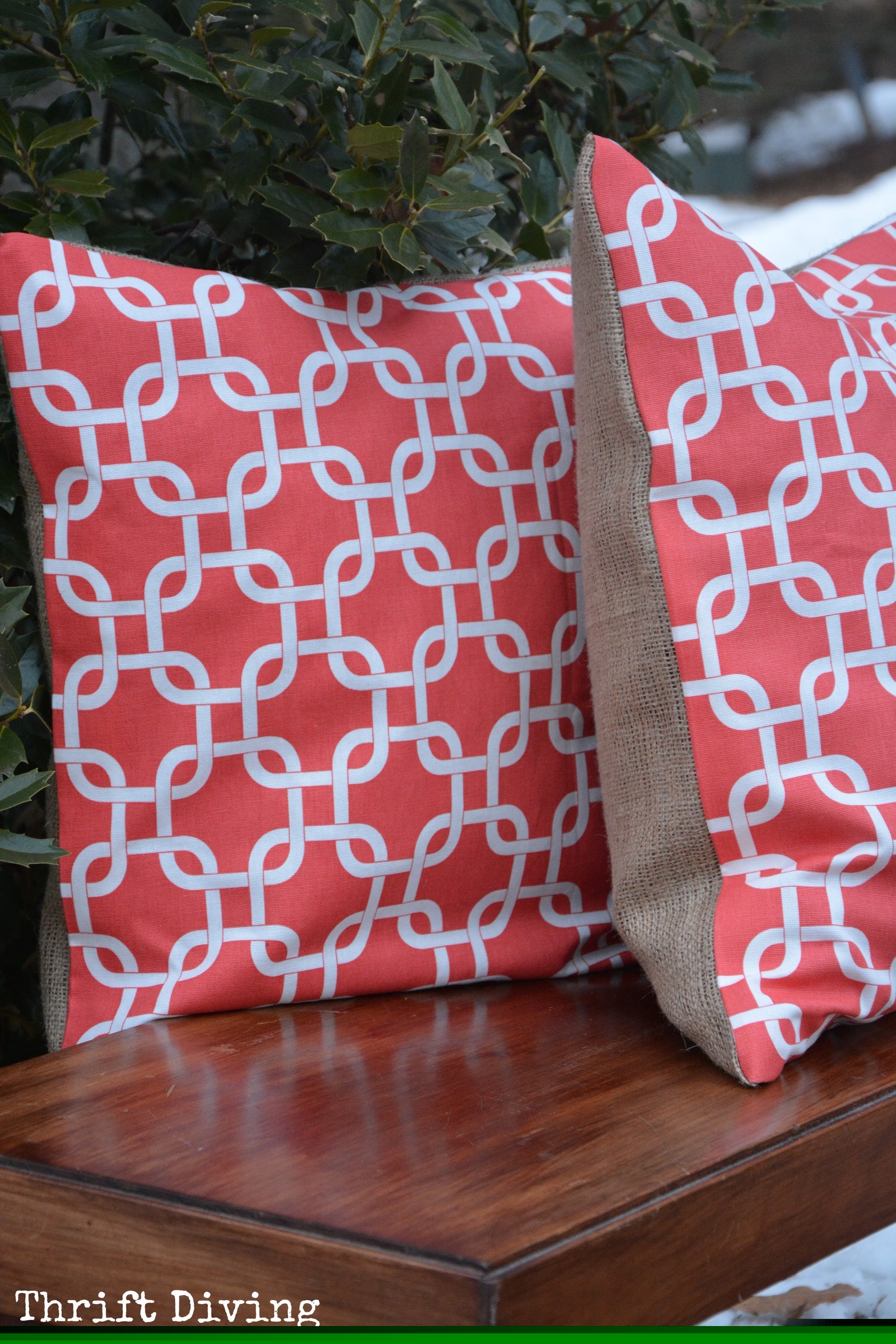How to Make a No Sew Pillow - DIY TUTORIAL - Thrift Diving