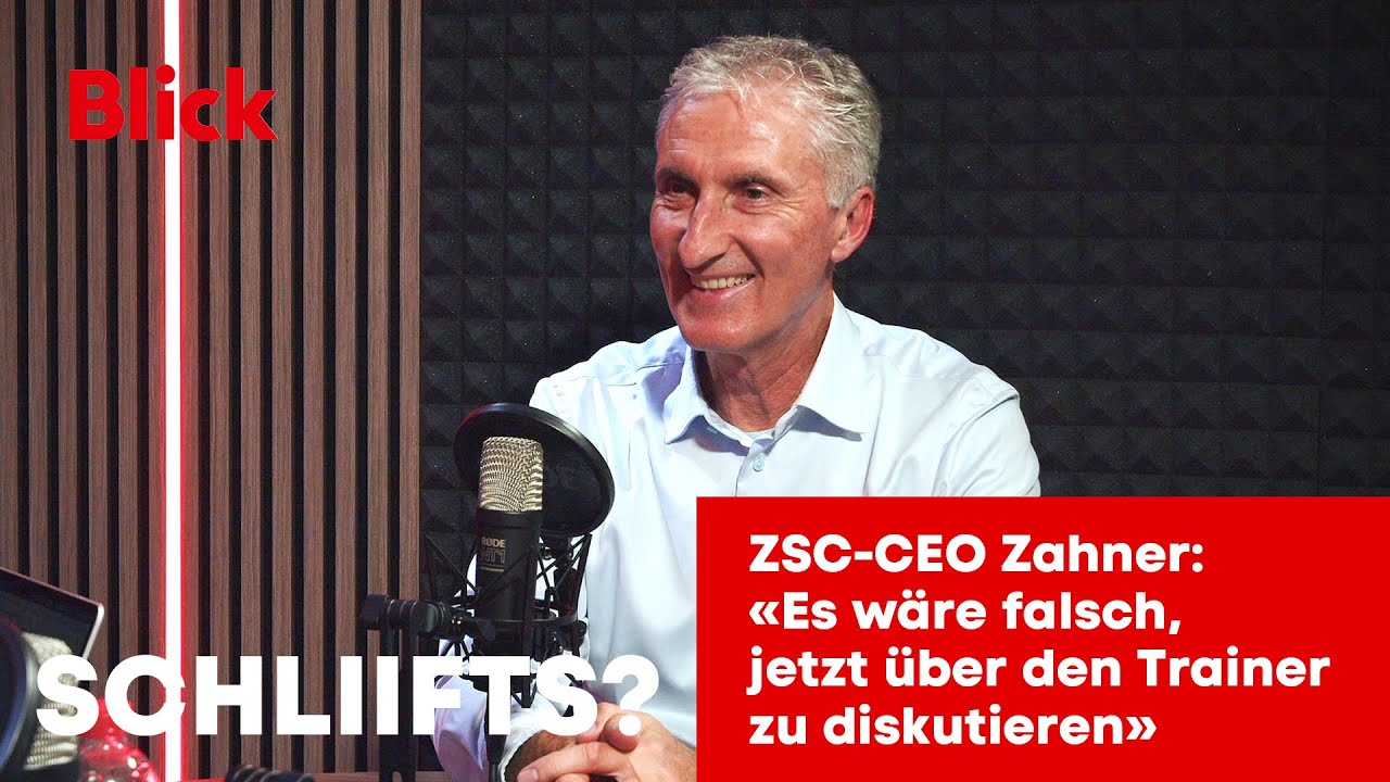 ZSC-Zahner: «Es wäre falsch, jetzt über den Trainer zu diskutieren»