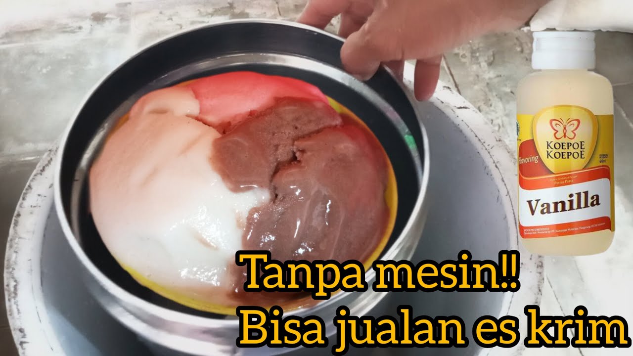 PELUANG USAHA  || RESEP ES PUTAR TIDAK  DIPUTAR