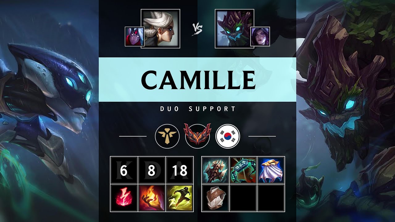 Camille Support vs Maokai - KR Grandmaster Patch 25.20